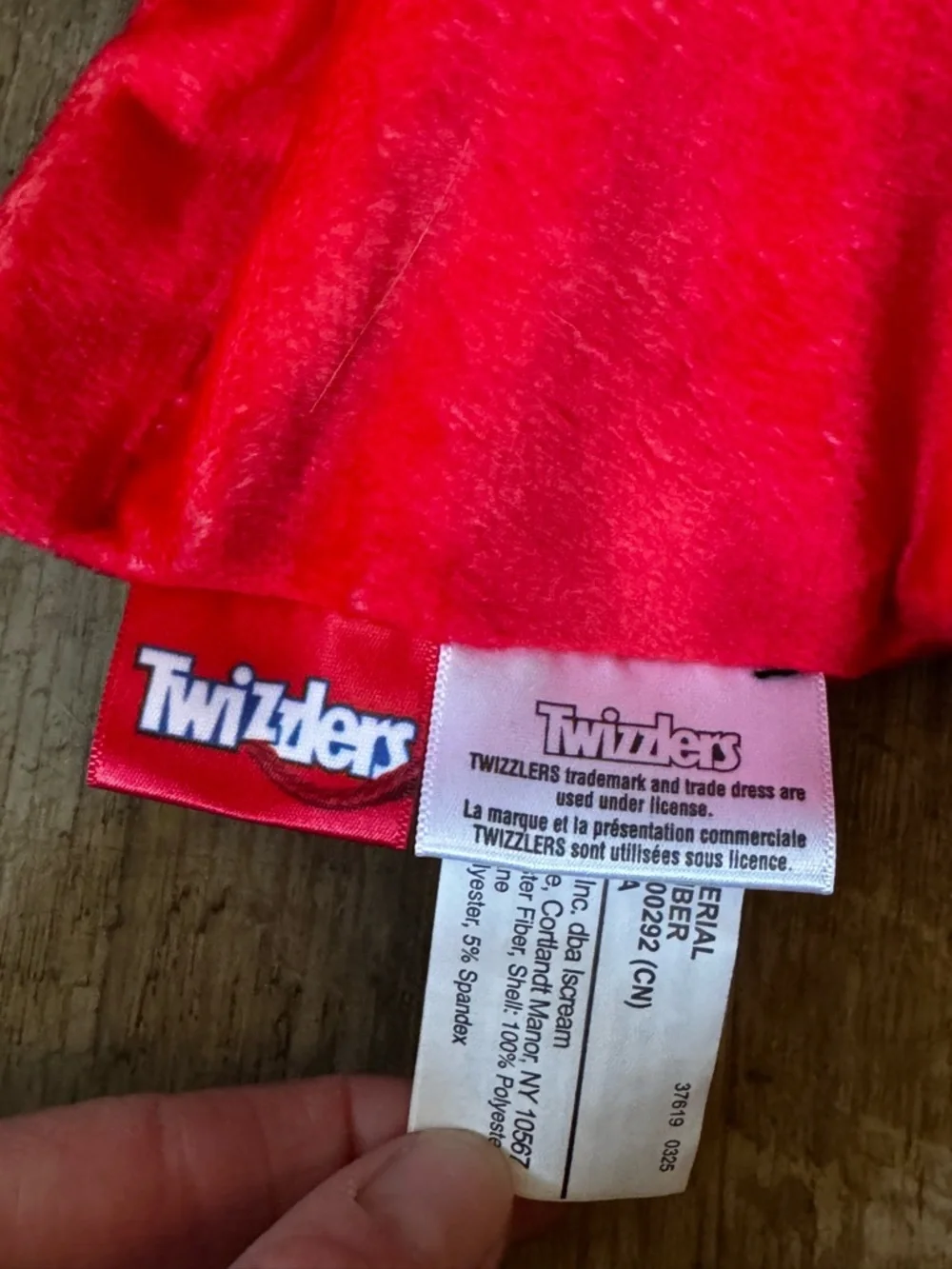NWOT iscream twizzlers plush pillow with plush twizzlers candy inside